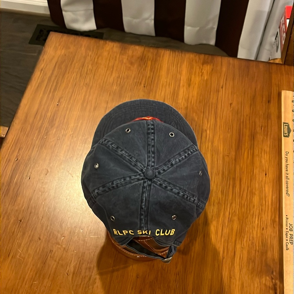Polo Ralph Lauren Ski Patrol Club Hat Cap One Size Vintage blue Strap Back - Picture 8 of 16